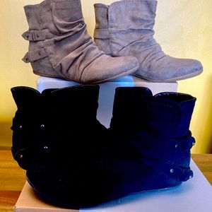 2 pairs Girang Slip-On Vegan Summer Bootie 8